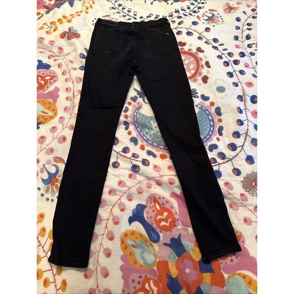 Rag & Bone Justine Skinny Black Denim High Rise  Stretch Jeans USA | Women's 29 - Picture 3 of 11